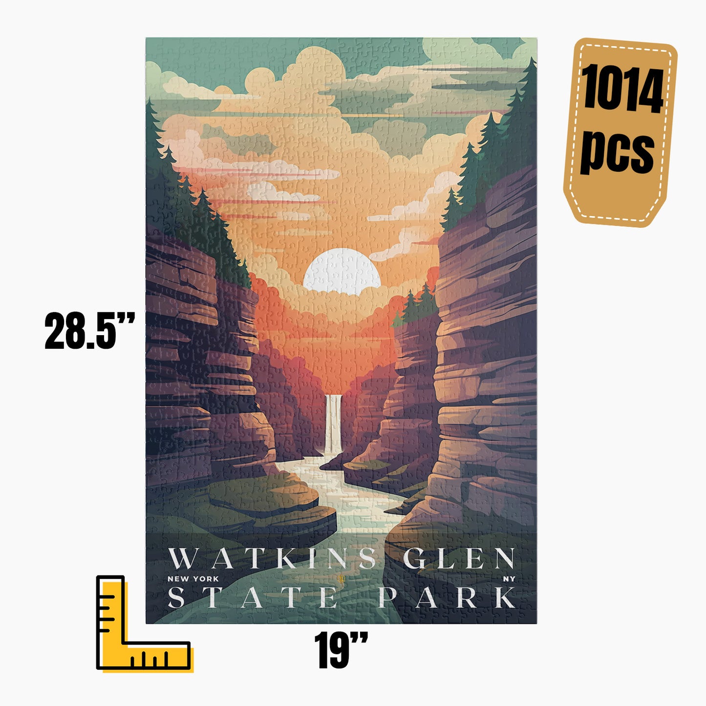 Watkins Glen State Park Puzzle | US Travel | S01