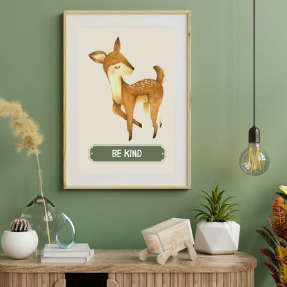 Be Kind Deer Poster | S01