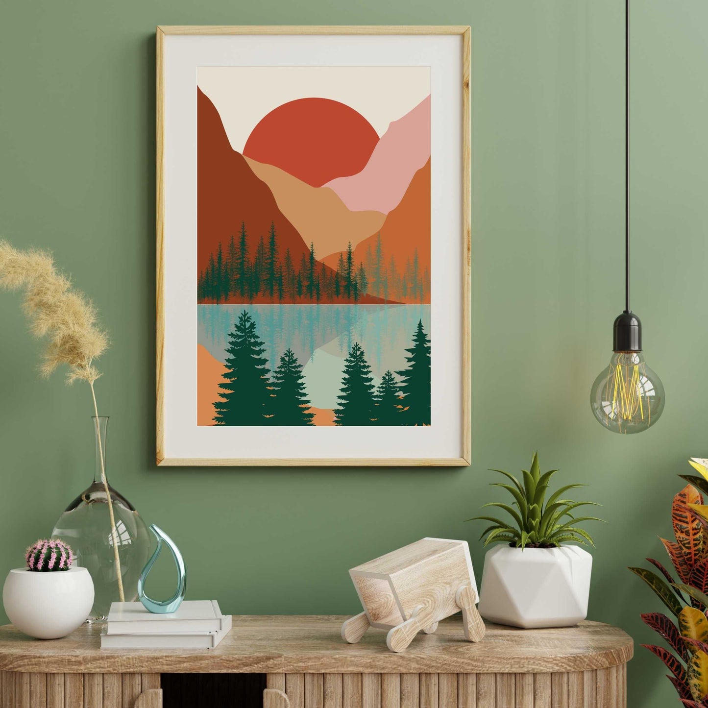 Boho Landscape Poster #03 | S01