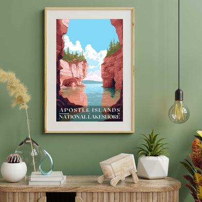 Apostle Islands National Lakeshore Poster | US Travel | S01