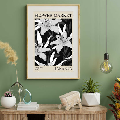 Jakarta Flower Market Poster | S02