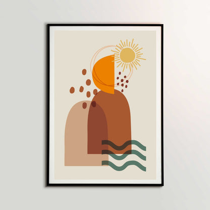 Boho Abstract Poster #30 | S01