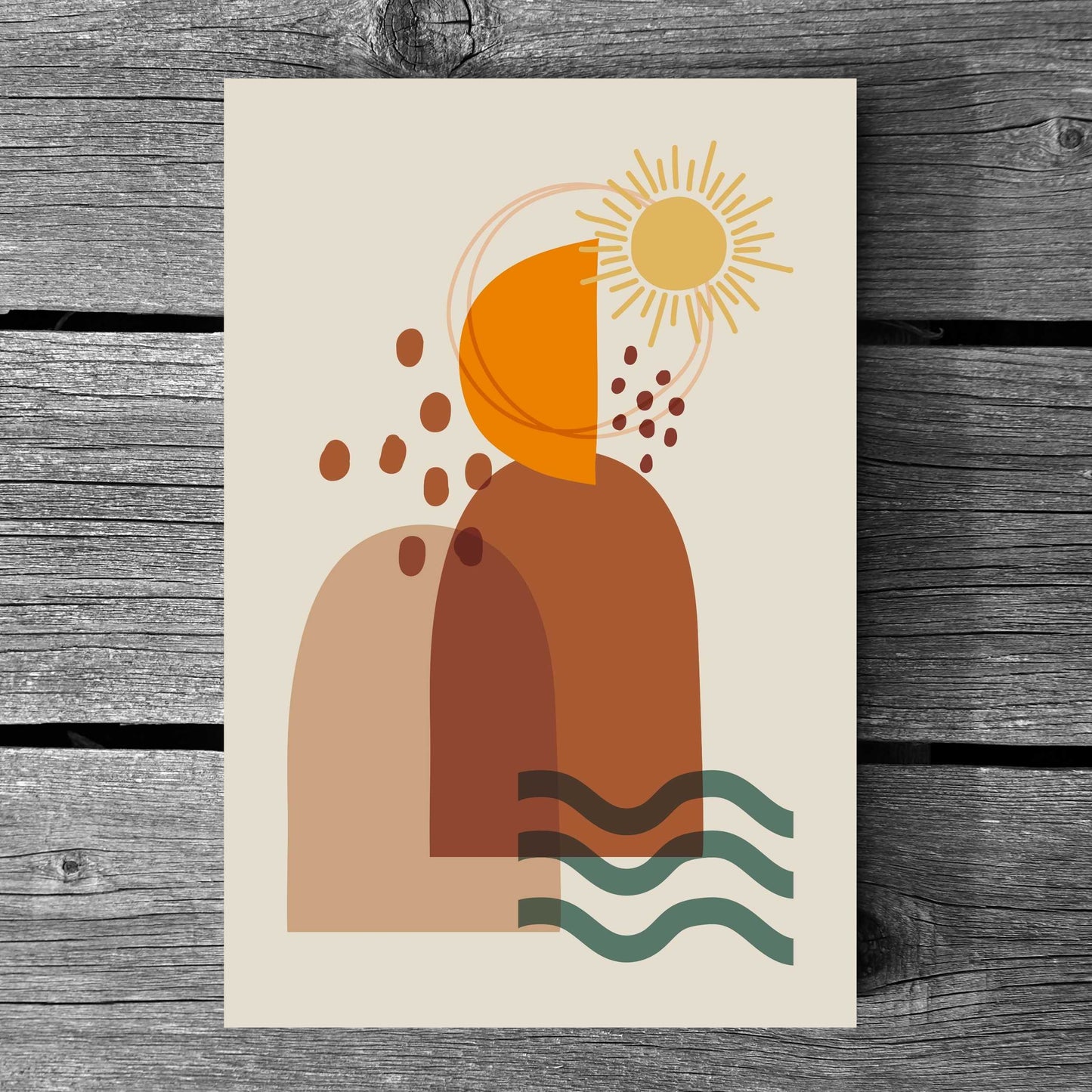 Boho Abstract Poster #30 | S01