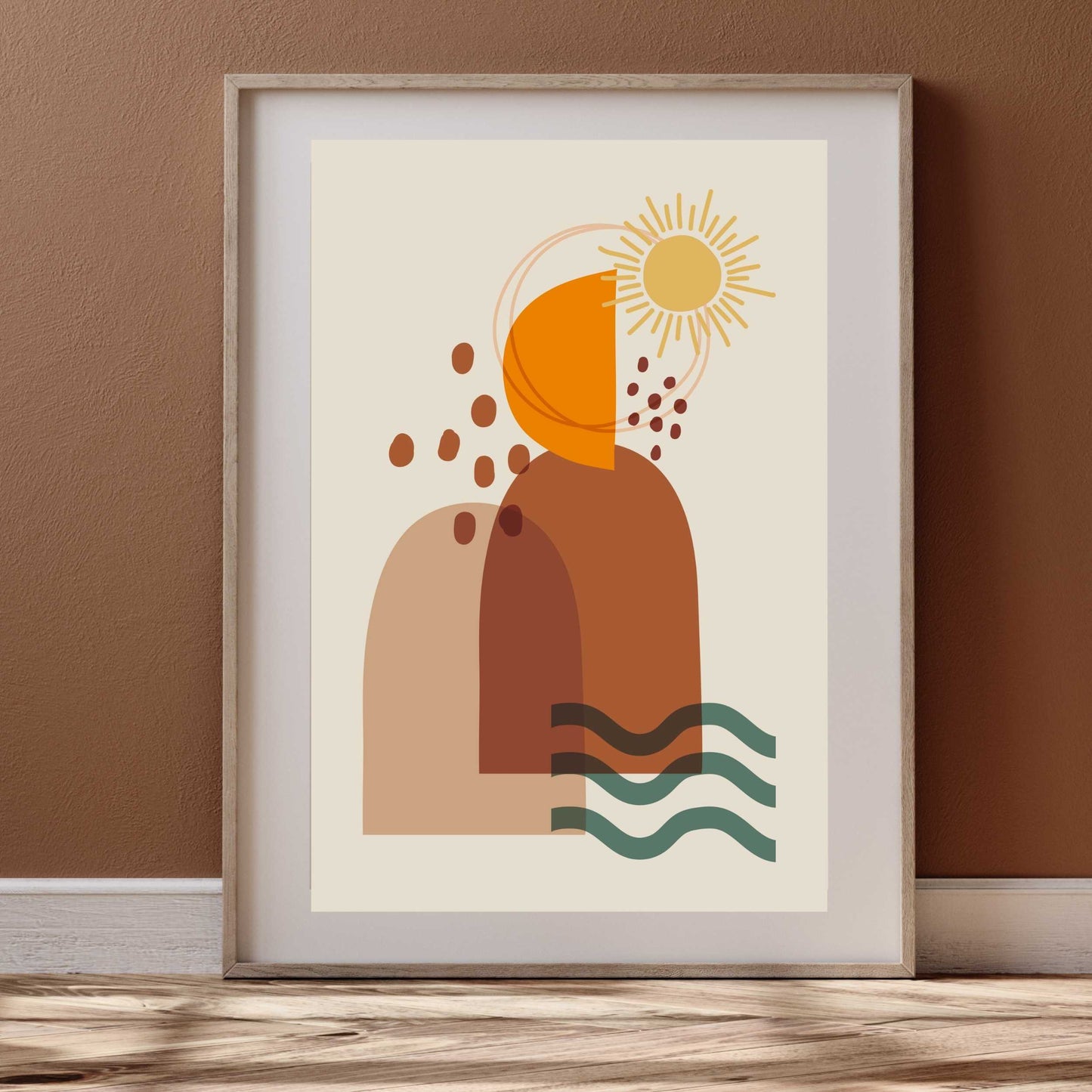 Boho Abstract Poster #30 | S01