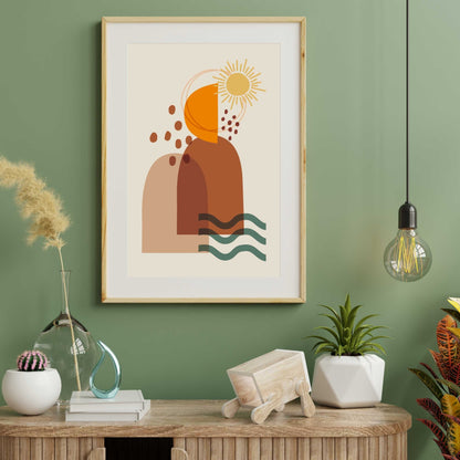 Boho Abstract Poster #30 | S01