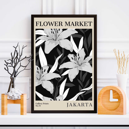 Jakarta Flower Market Poster | S02