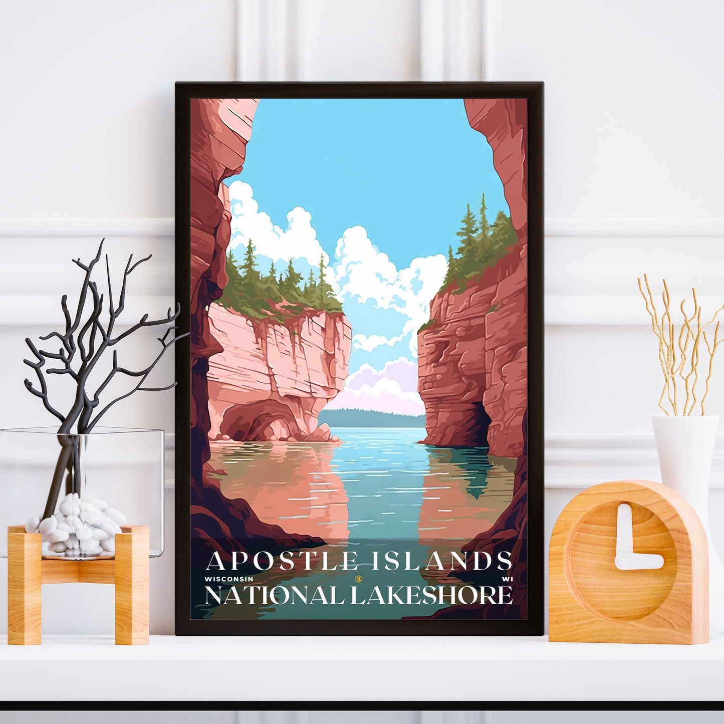 Apostle Islands National Lakeshore Poster | US Travel | S01