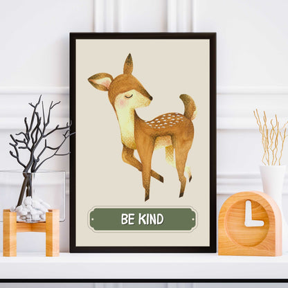 Be Kind Deer Poster | S01