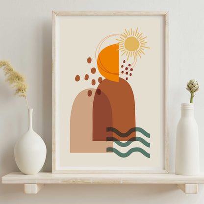 Boho Abstract Poster #30 | S01