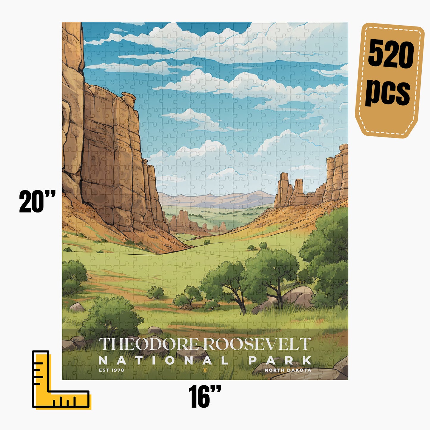 Theodore Roosevelt National Park Puzzle | S07