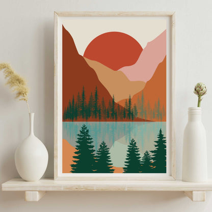 Boho Landscape Poster #03 | S01