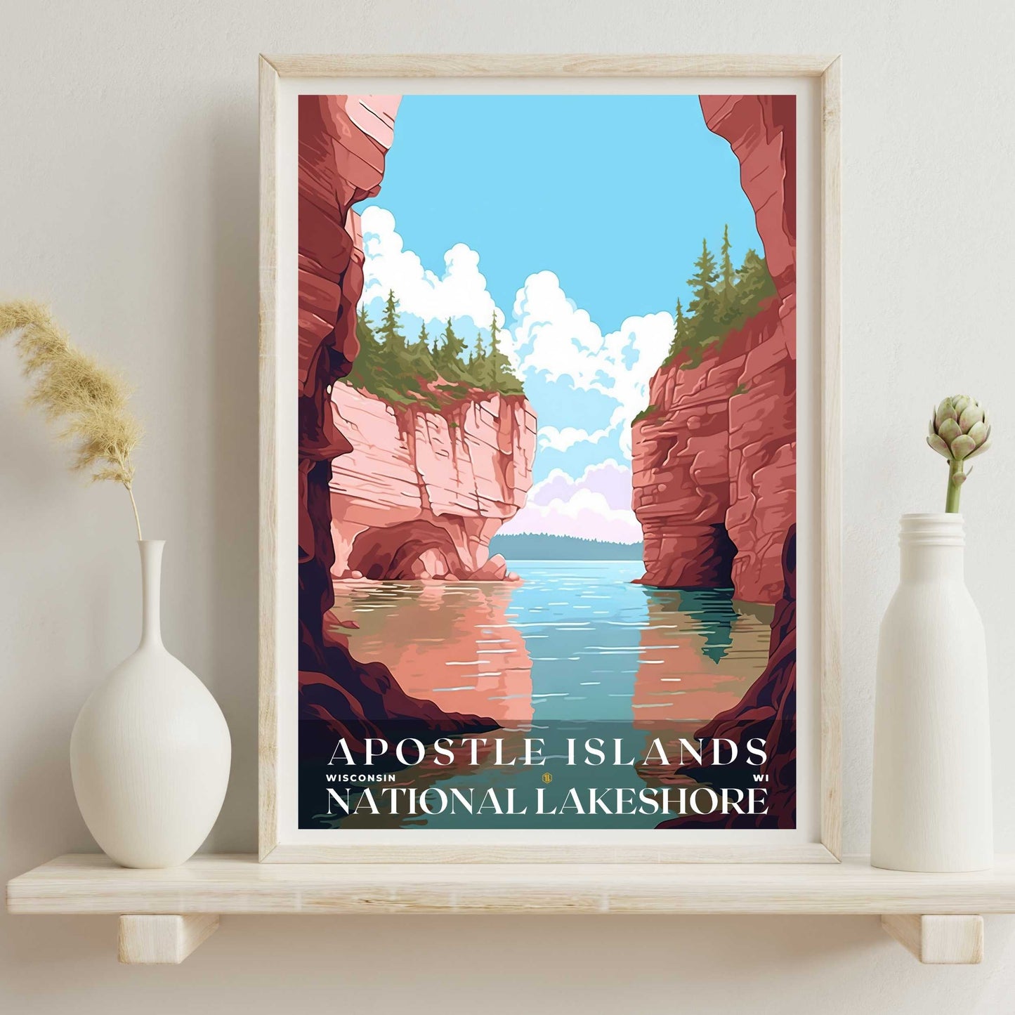 Apostle Islands National Lakeshore Poster | US Travel | S01