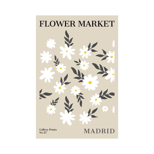 Madrid Flower Market Poster | S01