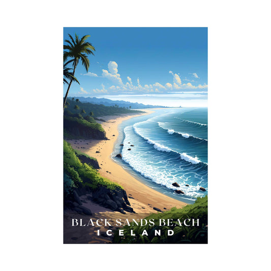 Black Sands Beach Poster | S01