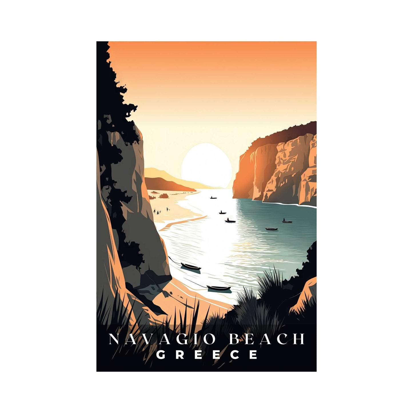 Navagio Beach Poster | S01