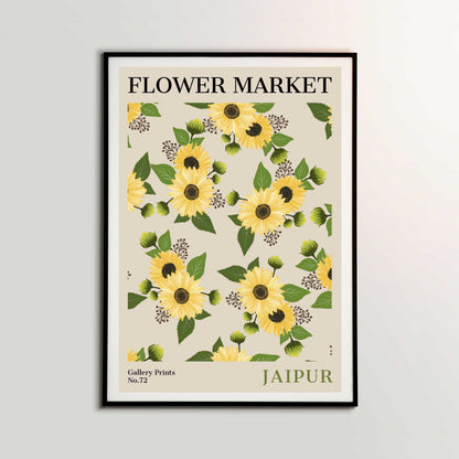 Jaipur Flower Market Poster | S02