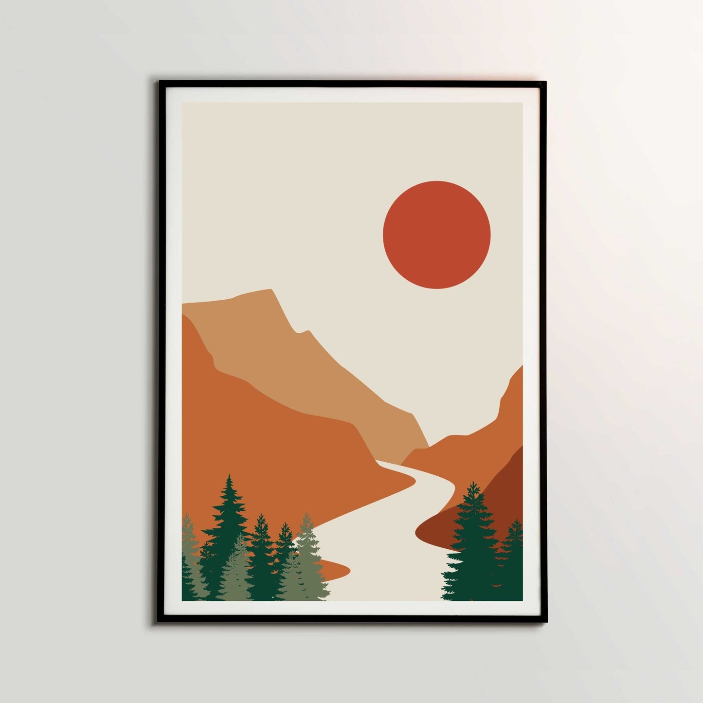 Boho Landscape Poster #01 | S01