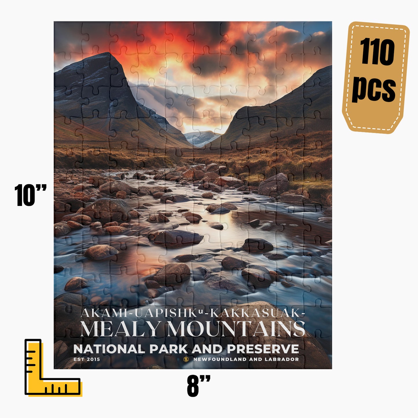 Akami-Uapishk-KakKasuak-Mealy Mountains National Park Puzzle | S10
