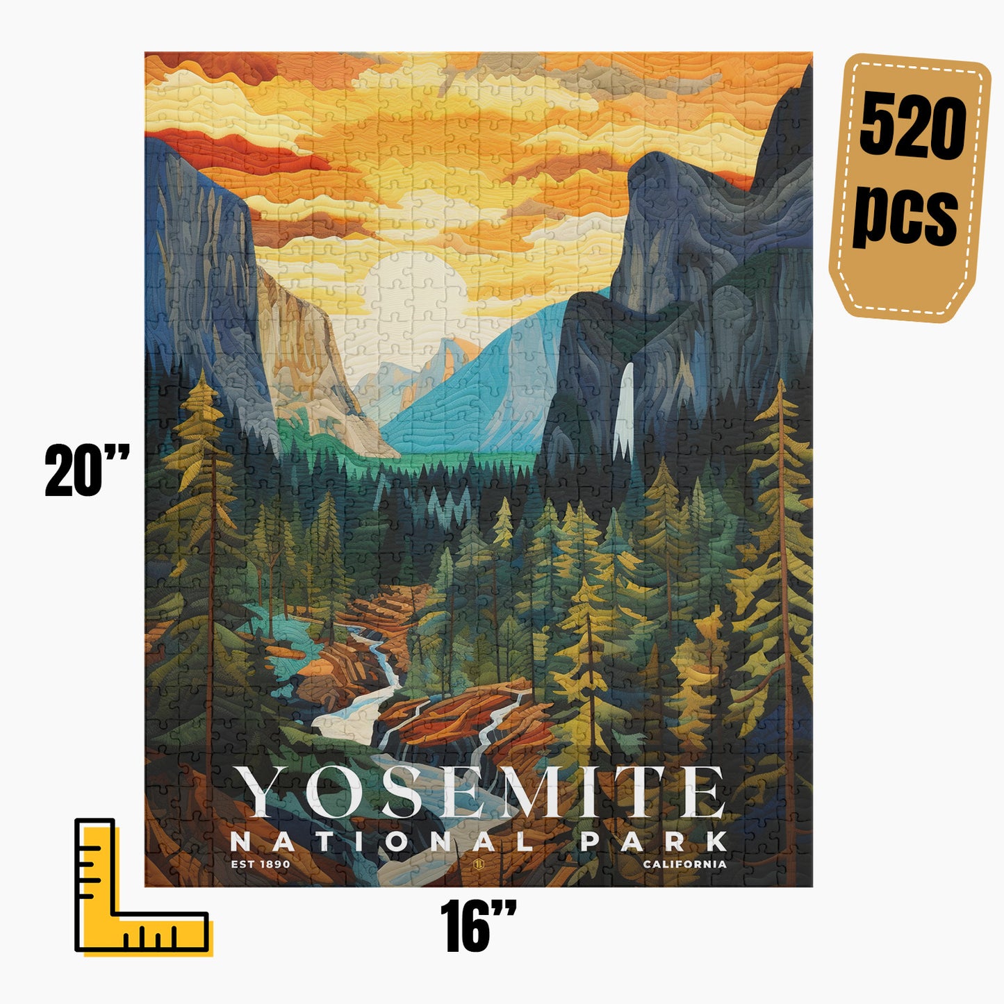 Yosemite National Park Puzzle | S09