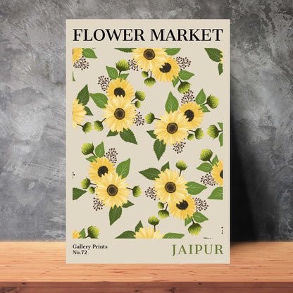 Jaipur Flower Market Poster | S02