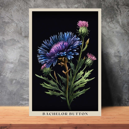 Bachelor Button Poster | S01