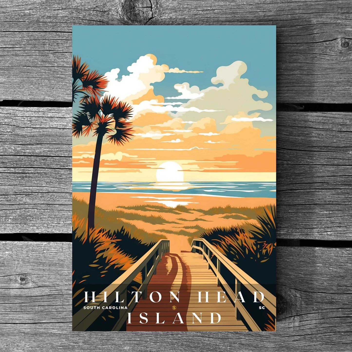 Hilton Head Island Poster | US Travel | S01