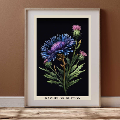 Bachelor Button Poster | S01