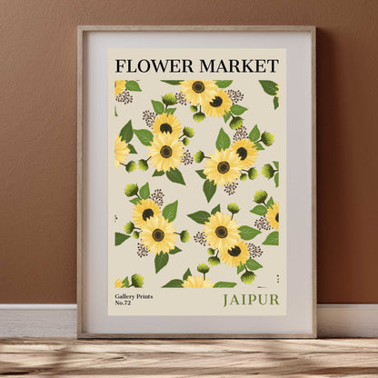 Jaipur Flower Market Poster | S02