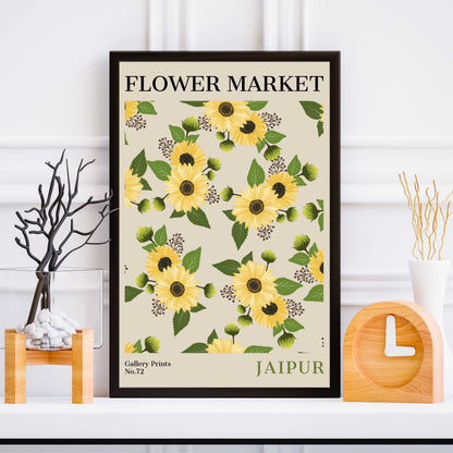 Jaipur Flower Market Poster | S02