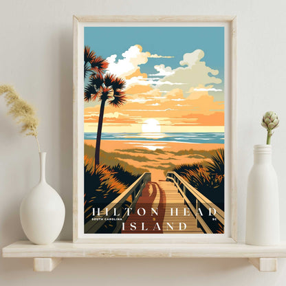 Hilton Head Island Poster | US Travel | S01