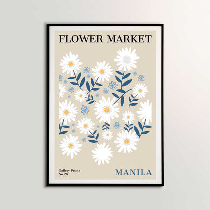 Manila Flower Market Poster | S01