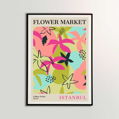 Istanbul Flower Market Poster | S02