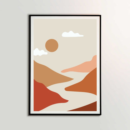 Boho Landscape Poster #05 | S01