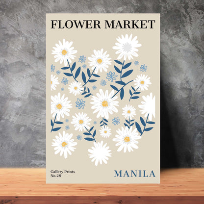 Manila Flower Market Poster | S01