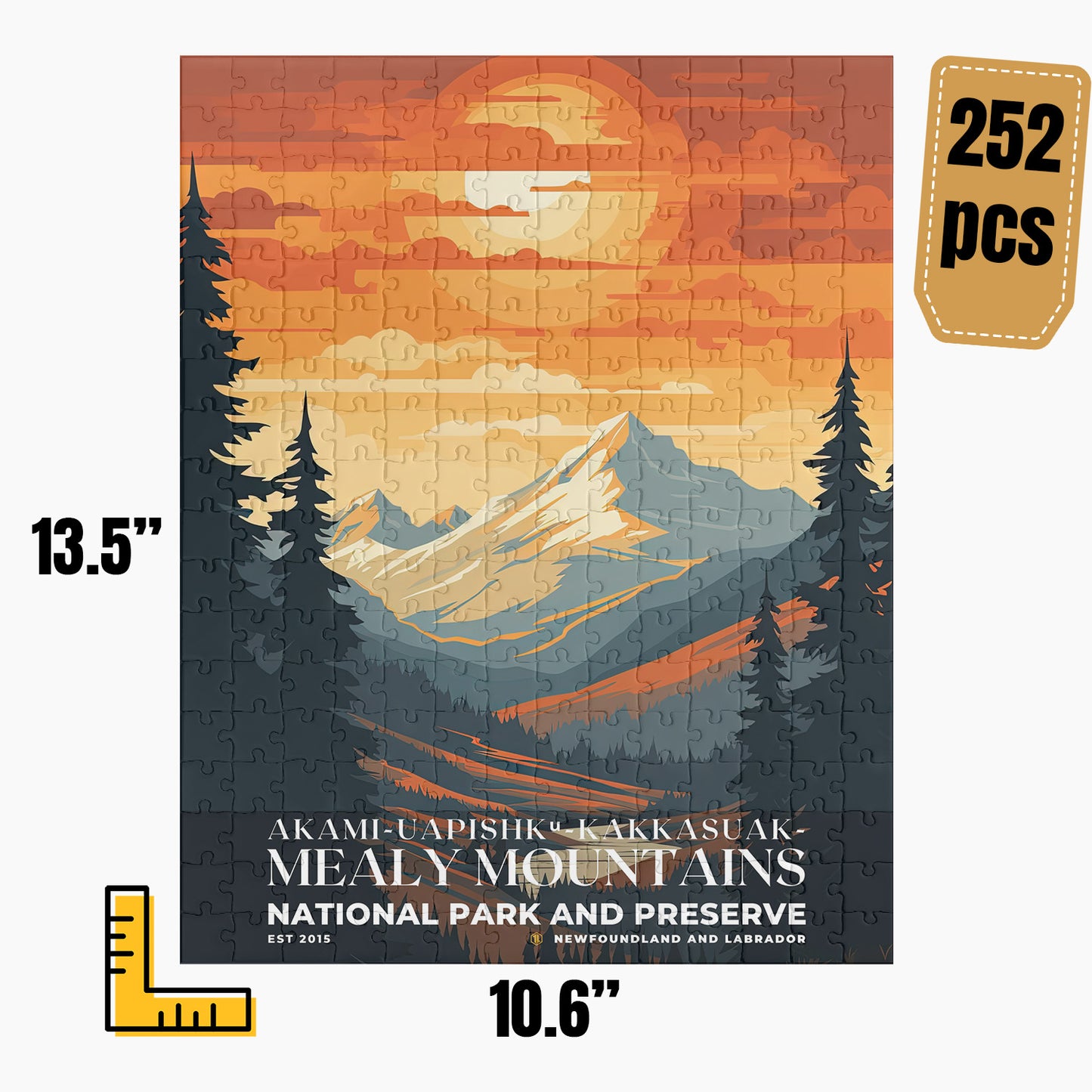 Akami-Uapishk-KakKasuak-Mealy Mountains National Park Puzzle | S05