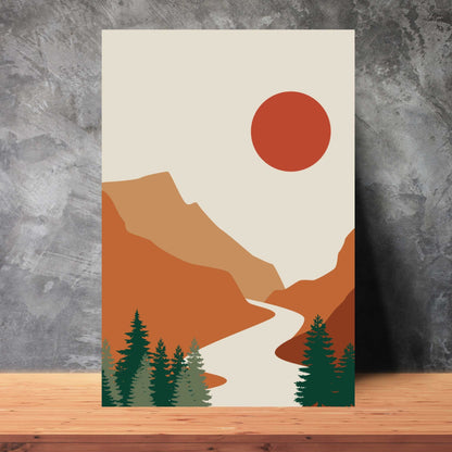 Boho Landscape Poster #01 | S01