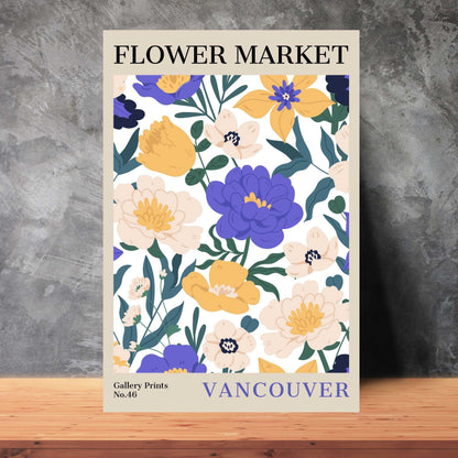 Vancouver Flower Market Poster | S02