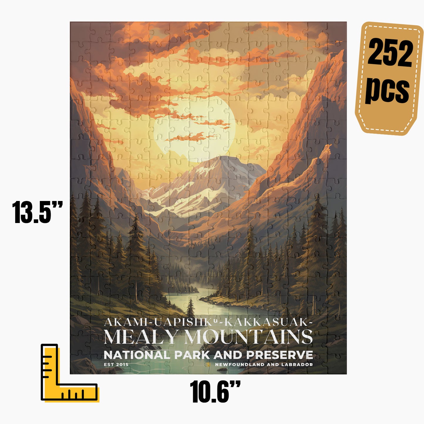 Akami-Uapishk-KakKasuak-Mealy Mountains National Park Puzzle | S07