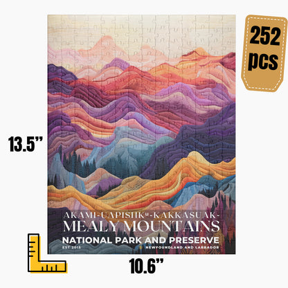 Akami-Uapishk-KakKasuak-Mealy Mountains National Park Puzzle | S09