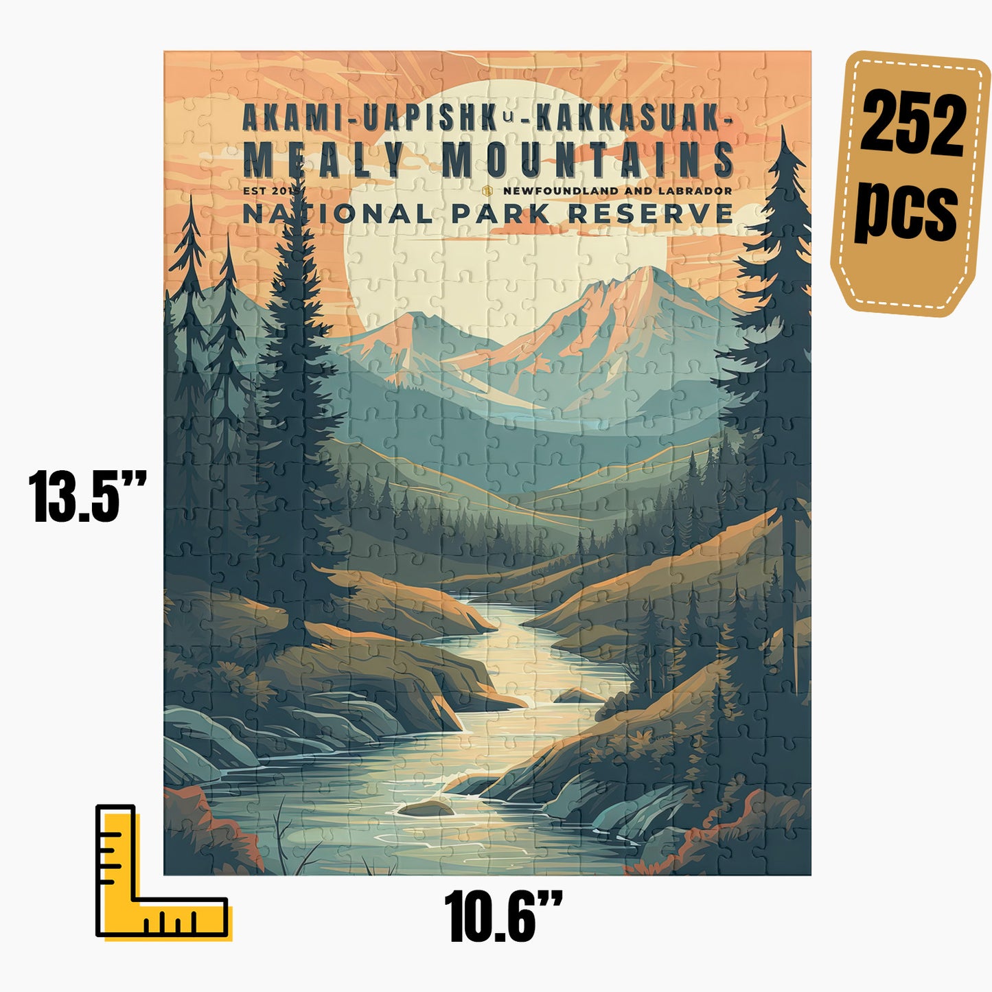 Akami-Uapishk-KakKasuak-Mealy Mountains National Park Puzzle | S01