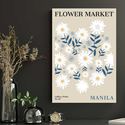 Manila Flower Market Poster | S01