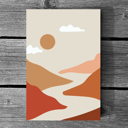 Boho Landscape Poster #05 | S01