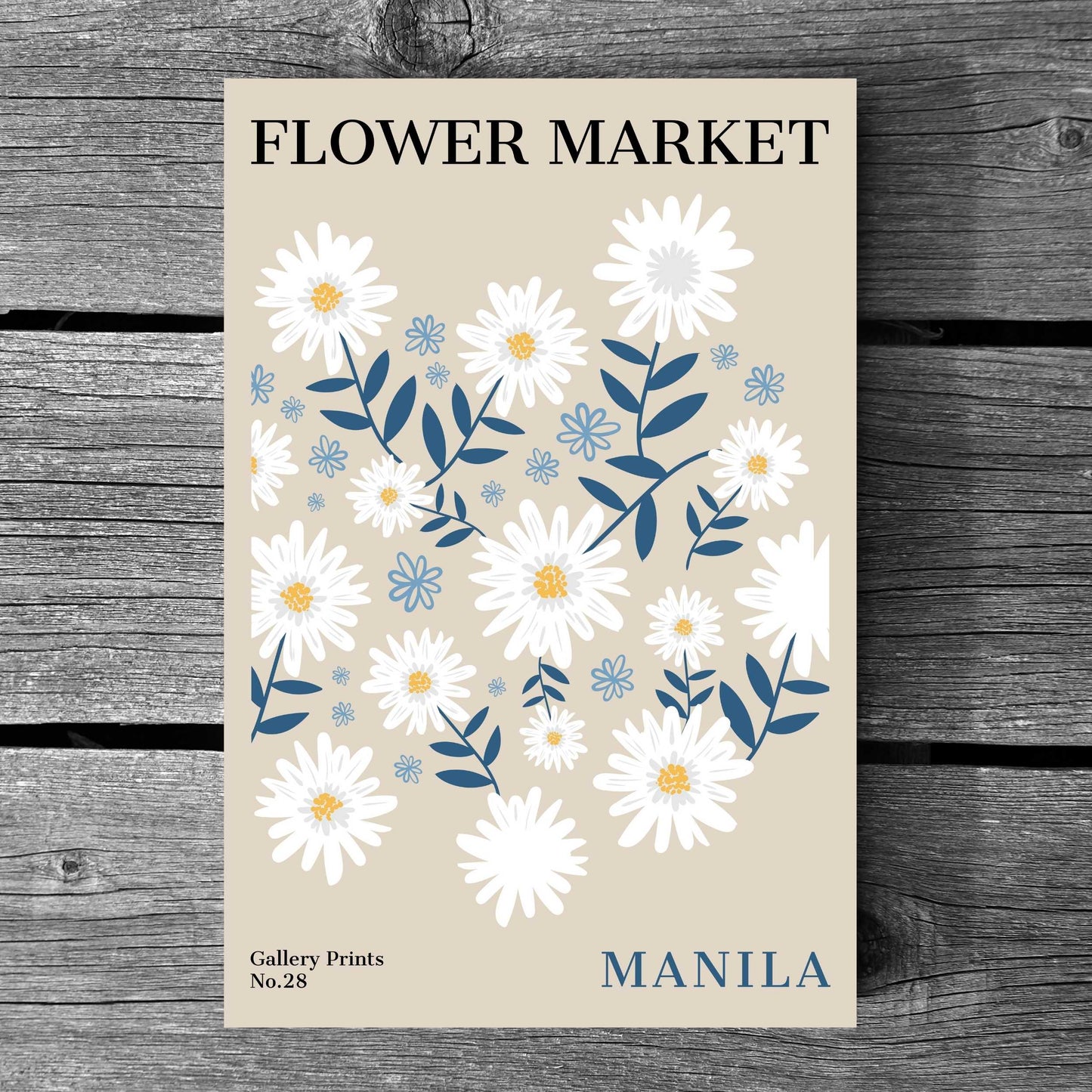 Manila Flower Market Poster | S01