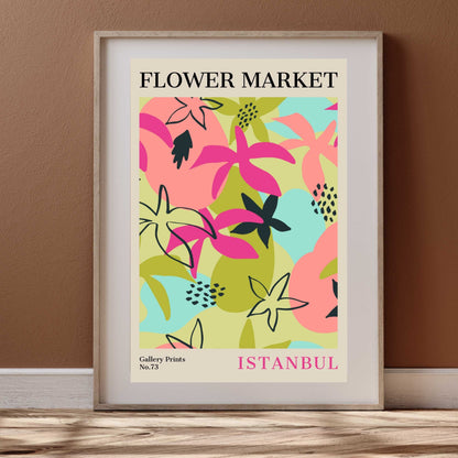 Istanbul Flower Market Poster | S02