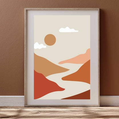 Boho Landscape Poster #05 | S01