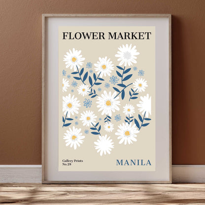 Manila Flower Market Poster | S01