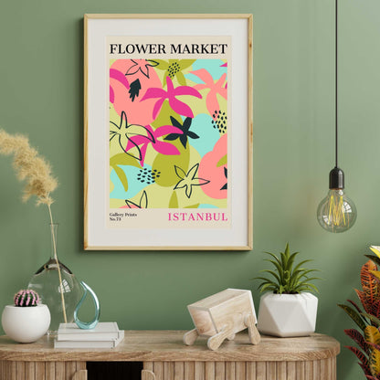 Istanbul Flower Market Poster | S02