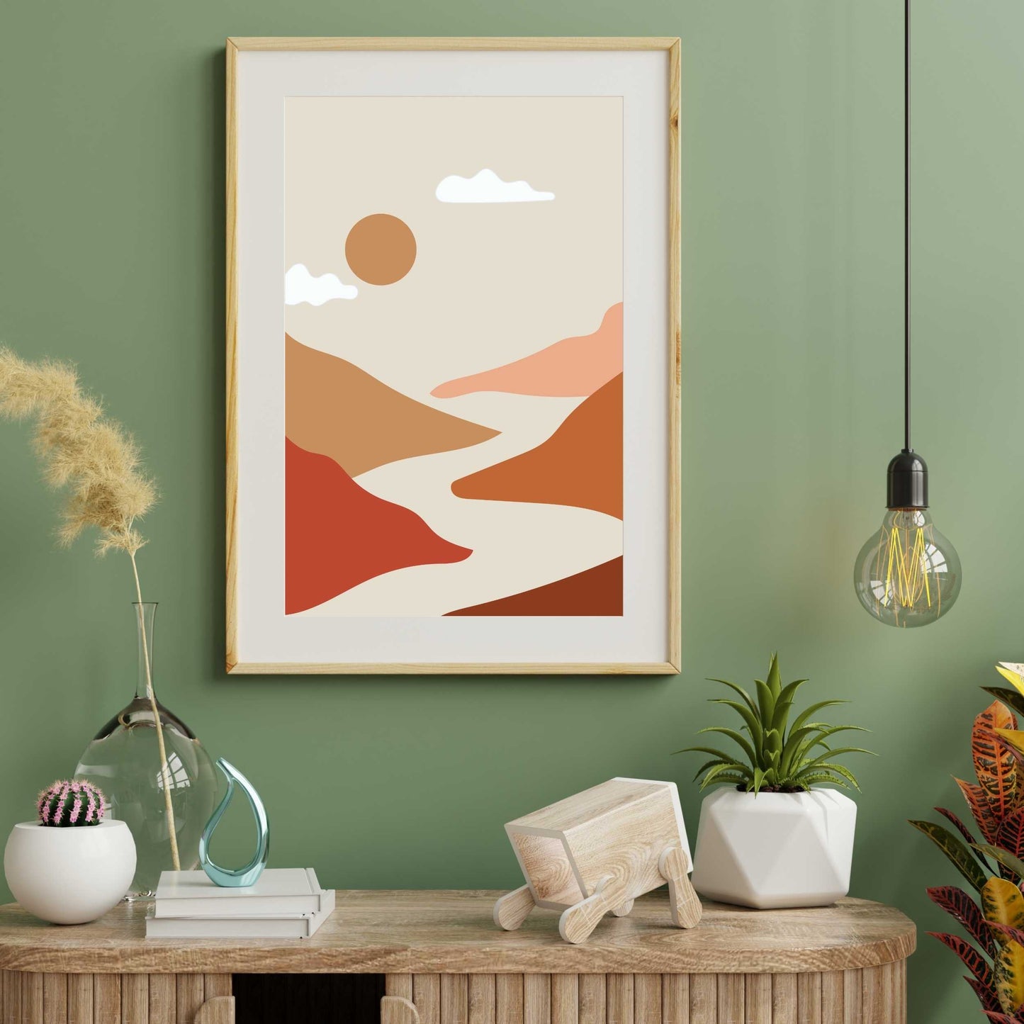 Boho Landscape Poster #05 | S01