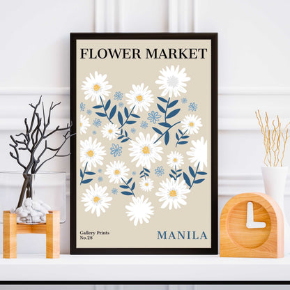 Manila Flower Market Poster | S01