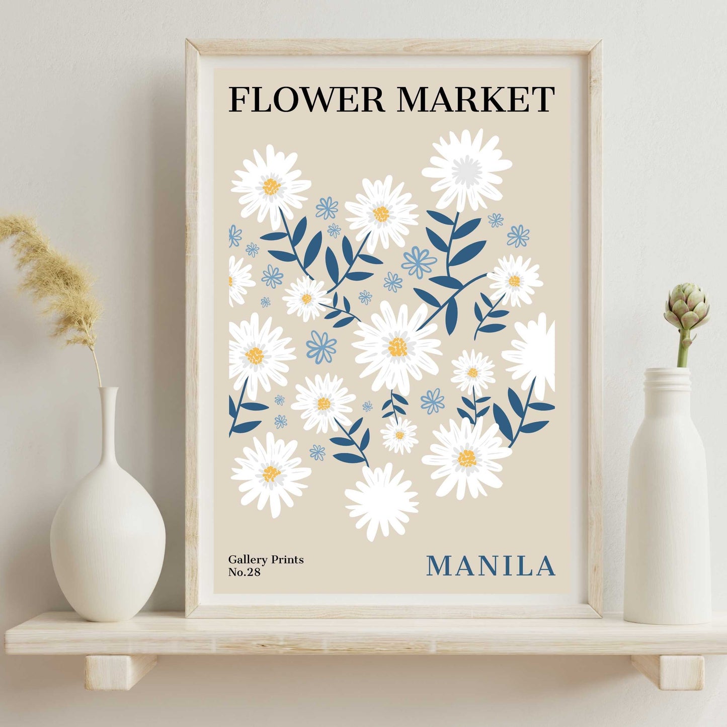 Manila Flower Market Poster | S01